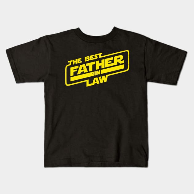 The Best Father In Law Kids T-Shirt by BoggsNicolas